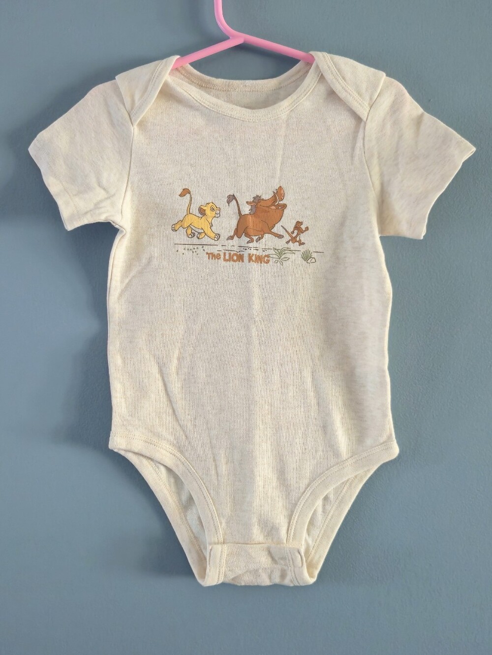 The Lion King Baby One-Piece Bodysuit Cream Color 24m